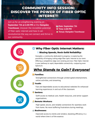 Community Info Session: Discover the Power of Fiber Optic Internet!