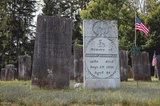 1773 Boston Tea Party Participant's Grave in Hampden 